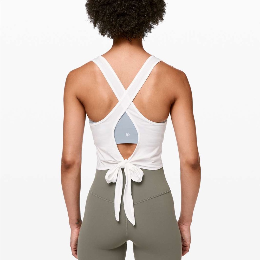 COPY - Lululemon turn to tie tank GRAY
